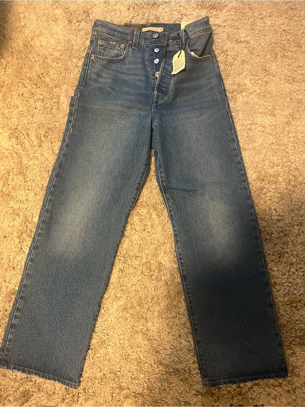 Levi’s Women’s Ribcage Straight Ankle jeans W25 L27